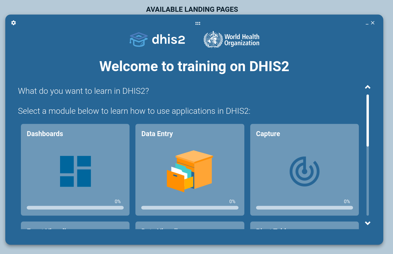 DHIS2 App Hub