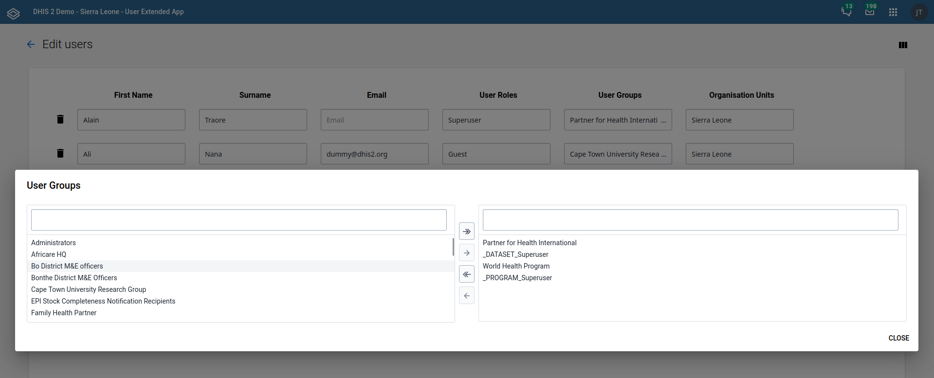 DHIS2 App Hub